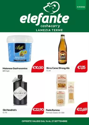 Elefante Cash & Carry (valido fino al 27-09)