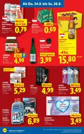 Lidl Flugblatt woche 39 Seite 18: Stiegl Hell, Goldbräu oder Alkoholfrei €0,79, Gösser Märzenbier €0,69