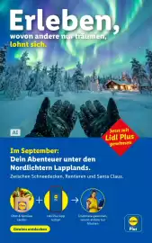Lidl Flugblatt woche 39 Seite 3: ΑΙ Erleben, wovon andere nur träumen, lohnt sich. Jetzt mit Lidl Plus gewinnen Im