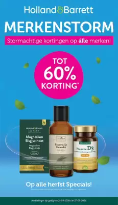 Holland & Barrett (geldig t/m 27-09)