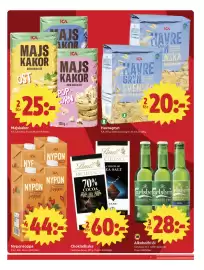 ICA Nära reklamblad vecka 39 Sida 3: ICA Havregryn €20,00, Ica majskakor €25,00