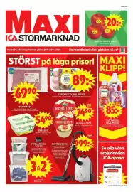 ICA Maxi reklamblad vecka 39 Sida 1