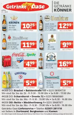 Getränke Oase (gültig bis 26-09)