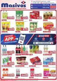 Catálogo Masivos Página 1: Uvita vino tinto vino blanco dulce €1.595,00, Higienol papel higienico premium €2.849,00