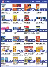 Catálogo Masivos Página 4: Oreo galletitas mini €870,00, Paseo galletitas mini crackers cebolla/jamon €1.399,00