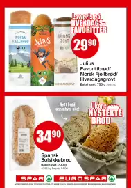 Spar uke 39 Side 11: Bakehuset favorittbrød €29,90, Bakehuset Solsikkebrød €34,90
