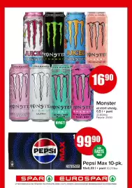 Spar uke 39 Side 13: Monster €16,90, Pepsi Max €99,90