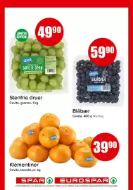 Spar uke 39 Side 5: Cevita klementiner €39,90, Cevita stenfrie druer €49,90