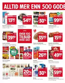 Meny kundeavis Side 2: Fransk solsikkebrød €35,00, Hatting