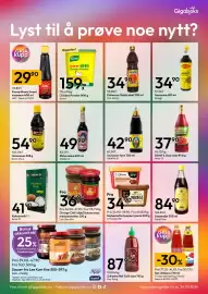 Gigaboks kundeavis uke 39 Side 8: Huy Fong Sriracha Hot Chili saus €87,90, Healthy B Soyasaus tynn €61,29