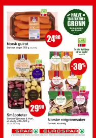 Spar kundeavis uke 39 Side 4: Gartner norske rotgrønnsaker, Gartner/Bjertnæs & Hoel Småpoteter €29,90