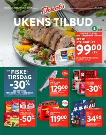 Jacobs kundeavis uke 39 Side 1: Coca-Cola Zero €119,00, Fersk laks €129,00