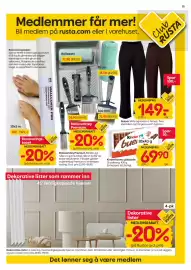 Rusta kundeavis uke 39 Side 15: Kinder Bueno sjokolade €69,90, Wallcover Pro Renoveringsduk €319,00