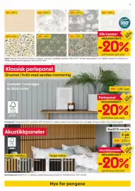 Rusta kundeavis uke 39 Side 3: Perlepanel, Akustikkpaneler