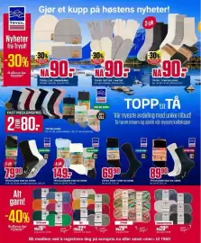 Europris kundeavis uke 39 Side 2: Strampil €29,94, Trysil sokken god og varm €149,00
