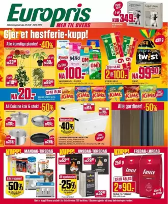 Europris kundeavis (gyldig til 26-09)
