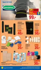 Lidl tilbudsavis uge 39 Side 2: Sensioplast Vabelplaster €20,00, SensiPlast Rygbandage €99,00