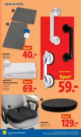 Lidl tilbudsavis uge 39 Side 6: SensiPlast Inkontinensunderlag €69,00, Spot² Sugekop håndtag €59,00