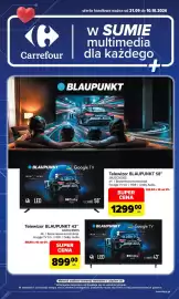 Carrefour gazetka Strona 1: Telewizor Blaupunkt 43 43UGC5501S €899,00, Telewizor Blaupunkt 58 58UGC5500S €1.299,00