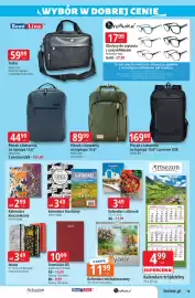 E.Leclerc gazetka Strona 19: Terminarz A5 Artsezon €10,99, Plecak z kieszenią na laptopa 15,6 z portem USB Semi Line €169,00