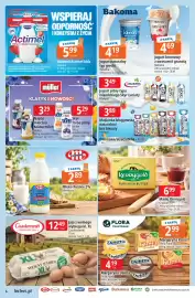 E.Leclerc gazetka Strona 6: Actimel/Actimel kids Danone €5,99, Jogurt kremowy z owocami i granolą Bakoma €4,69