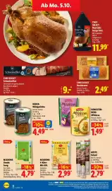 Lidl Prospekt woche 41 Seite 22: CHEF SELECT Deutsche Junge Ente €11,99, CHEF SELECT Hackbraten €2,49