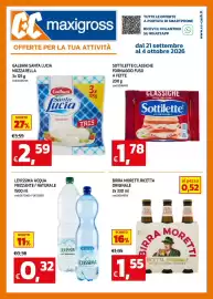 Volantino C+C maxigross Pagina 1: Acqua frizzante Levissima €0,32, Galbani Santa Lucia Mozzarella €2,59