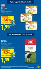 Lidl gazetka Strona 11: Masło ekstra Pilos 83% €1,99
