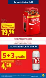 Lidl gazetka Strona 25: Napój gazowany Coca-Cola 4-pak €19,96, Tyskie Gronie €4,59