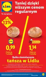 Lidl gazetka Strona 3: Bułka ziemniaczana €0,99