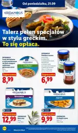 Lidl gazetka Strona 44: Przekąski serowe Eridanous €9,99, Fasola w sosie pomidorowym Eridanous €8,99