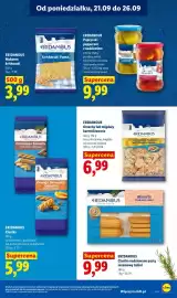Lidl gazetka Strona 47: Orzechy lub migdały karmelizowane €6,99, Ciastka nadziewane pastą sezamową tahini Eridanous €9,99