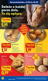Lidl gazetka Strona 50: Bułka fitness €0,89, Bułka wysokobiałkowa €1,26