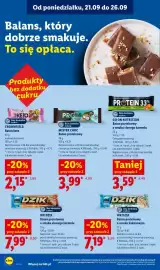 Lidl gazetka Strona 56: WK DZIK Baton proteinowy o smaku słonego karmelu €7,99