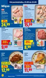 Lidl gazetka Strona 60: Schab wieprzowy w plastrach Rzeźnik €9,49, Polski kurczak medaliony z fileta z piersi Rzeźnik €15,99