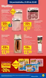 Lidl gazetka Strona 63: Salami suszone z orzechami włoskimi Pikok €12,99, Szynka o smaku maślanym Pikok od Krajana €4,49