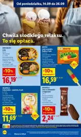 Lidl gazetka Strona 74: Lody Bon Gelati €16,19, Lody wodne - supermix €11,69