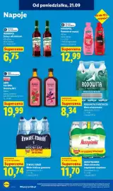 Lidl gazetka Strona 76: Woda niegazowana Rodowita z Roztocza 6-pak €8,34, Koncentrat napoju oranżada czerwona Herbapol €12,99