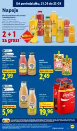 Lidl gazetka Strona 77: Sok jabłkowy tłoczony z gruszką Bracia Sadownicy 100% €5,99