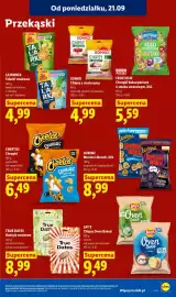 Lidl gazetka Strona 83: Chipsy z ciecierzycy wędzona szynka Sonko €4,99, Monster Munch XXL original Lorenz €8,99