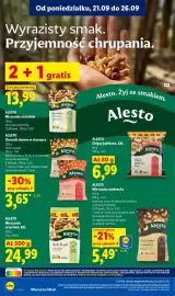 Lidl gazetka Strona 84: Mieszanka studencka Alesto €5,49, Alesto Chipsy jabłkowe, XXL €6,99