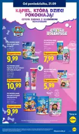 Lidl gazetka Strona 93: Galaretka do kąpieli Psi Patrol/Gabi €9,99, Żel pod prysznic i szampon 2 w 1 Psi Patrol/Gabi €7,99