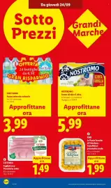 Volantino Lidl settimana 39 Pagina 10: Sant'Anna Acqua Minerale Naturale €3,99, NOSTROMO Tonno all’olio d’oliva €5,99