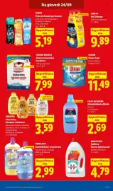 Volantino Lidl settimana 39 Pagina 13: FINISH Gel Ultimate €9,89, Felce Azzurra Ammorbidente diluito €2,69
