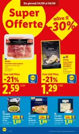 Volantino Lidl settimana 39 Pagina 14: Deluxe Prosciutto crudo nazionale €2,59