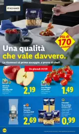 Volantino Lidl settimana 39 Pagina 18: Mele Gala Trentino Alto Adige IGP €2,19, Italiamo Salametto cacciatore DOP €2,69