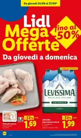 Volantino Lidl settimana 39 Pagina 2: Ali di pollo separate €1,69, LEVISSIMA €1,99