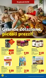 Volantino Lidl settimana 39 Pagina 20: DELSER Biscotti I Puffi €2,19, Deluxe Crema spalmabile al pistacchio XXL €4,49