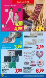 Volantino Lidl settimana 39 Pagina 24: Boxer da bambino, 2 pezzi “CR7” €7,99, Lupilu Calze da bambini, 7 paia €3,99