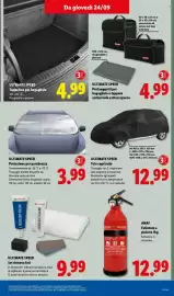Volantino Lidl settimana 39 Pagina 27: ULTIMATE SPEED Tappetino per bagagliaio €4,99, ANAF Estintore a polvere 1kg €12,99